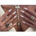 White Pearl Chrome Nail Powder - 2 Boxes (6g) High Gloss Glitter Art for Manicure Decor - Buy Online on GoSupps.com