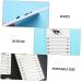 Buy FRCOLOR 6 Pcs Eyelash Extension Scale Plate - Acrylic Grafting Stand & Display Case for Perfect Lash Organization - Buy Online on GoSupps.com