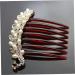 DOITOOL Unique Design Pearl Hair Accessories Rhinestone Hair Accessories Durable Girls Hair Styling Diy Hairstyle No Peculiar Smell Womens Hair Styling Women's Comb Vintage - Buy Online on GoSupps.com