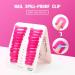 SIOPPKIK Nail Polish Stencil Kit - 26pcs Reusable Edge Skin Barriers & Correctors in Rose Red | Perfect Nail Art Solution - Buy Online on GoSupps.com