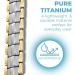 Willis Judd Men's Titanium Magnetic Bracelet - Adjustable Length Gold & Silver - Shop Now - Buy Online on GoSupps.com