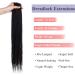 Leeven 24 Black Dreadlock Extensions - 40 Strands Soft Reggae Braid Locs | Synthetic Handmade Crochet Locs - 24 Inch - Buy Online on GoSupps.com
