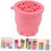 Mipcase Silicone Makeup Brush Cleaner Makeup Brush Washing Mat Brush Washing Tool Makeup Brush Cleaning Mat Makeup Brush Organizer Makeup Sponge Cleaners Brush Holder Silica Gel Pink Fold 10x8.5cm Pink - Buy Online on GoSupps.com