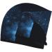 Buy Blue Glitter Retro Hair Towel Wrap | Quick-Dry Hair Turban with Button | Best Hair Drying Towel for Effortless Styling - Buy Online on GoSupps.com