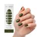 Maniko UV gel strips - self -adhesive nail film for up to 2 applications - vegan & long -lasting - manicure for natural nails (20 UV gel strips) (moss)