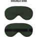 Buy SSIMOO Hunter Green Floral Petals Pattern Sleep Mask - Adjustable Breathable & Fashionable Eye Mask for Comfortable Sleep - International Shipping Available - Buy Online on GoSupps.com