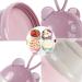 2pcs Portable Milk Powder Dispenser Pot - 4 Layers Formula & Snack Storage Container for Baby - Pink Travel Container for Outdoor Activities - Buy Online on GoSupps.com