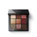 KIKO Milano Glamour Multi Finish Palette 03 | Palette with 9 eye shadows with different finishes Burgundy Notes 1 piece (1 pack)
