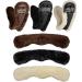 Equinate moon girth anatomical real lambskin short girth saddle girth dressage girth length: 50 60 70 80 cm brown black natural 70 cm brown