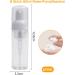 OMSSCUN 8-Piece Foam Dispenser Set - 60ml Empty Foam Pump Bottles for Shampoo Shower Gel Liquid Soap & Facial Cleanser - Portable & Lightweight - Buy Online on GoSupps.com