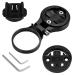 HJFH stem holder Bicycle computer bracket adjustable out front bike mount Extension Accessories for bicycle holder handlebar holder (black)