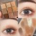Lovelycat 9 Colors Glitter Eyeshadow Makeup Palette Matte High Pigmented Colorful Creamy Texture Eye Shadow Powder Natural Waterproof Long Lasting Eyeshadow Powder Cosmetics (gold) - Buy Online on GoSupps.com