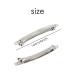 Cinaci 20 Pack 4 Inch Blank Silver Metal French Barrettes Snap Hair Clips Pins for Women Girls - DIY Craft Hair Accessories - Buy Online on GoSupps.com