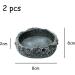 NA 2 Pcs Reptile Food Bowl Reptile Feeder Pet Aquarium Ornament Terrarium Feeder Resin Dish Lizard Feeder Food Bowl Rock Food Water Dish for Tortoise Lizard Chameleon Gecko - Buy Online on GoSupps.com
