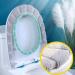 4 Pcs Soft Toilet Seat Cover Pad - O Type Warmer, Stretchable & Washable Cloth - Double Color - Buy Online on GoSupps.com