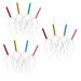 Healeved 12 STK Hairstimulation scratches clawed head skin massage clock deep massager hair-lametta tool octopus head massager soothing office massage head