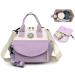Balakaka baby diaper bag stroller with pacifier bag 7l large diaper backpack Mommy Bag 2-in-1 removable pocket travel diaper bag Henkelt bags for on the way purple