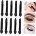 PLAFOPE 200 Pcs Eyeshadow Black Eyeshadow Eyeshadow Brush Kit Black Brush Eyeshadow - Buy Online on GoSupps.com