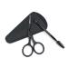 1 Set Small Hair Grooming Scissors Eyebrow Scissors and Eye Brow Spoolie Brush Multi-Purpose Beauty Grooming Kits Moustache and Beard Scissors for Cutting Eyebrow Nose Hair Moustache Beard