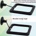 OIIKI 2 Pack Fish Feeding Ring - Square Floating Food Feeder with Suction Cup for Aquarium Fish - Black (Pack of 2) - Buy Online on GoSupps.com