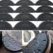 28 Pcs Large Black Rubber Heel Plates Shoe Repair Kit with Nails - Replacement Sole Heel Taps - Buy Online on GoSupps.com