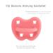 HEVEA Natural Rubber Pacifier - Jaw-Friendly Design for 3-36 Months - Coral Pink - Eco-Friendly & Safe for Babies - Buy Online on GoSupps.com