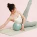 Pale Green 25cm Exercise Ball with Inflator Pump - Yoga, Pregnancy, Fitness & Physical Therapy - Buy Online on GoSupps.com