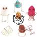 Seventeen make -up sponges holder 7pcs make up sponge holder gold blender sponge holder metal sponge stand blender holder make -up sponge bracket for powderquast sponge dry display stands