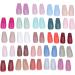 Coffin False Nails Coffin Shaped Press On Fake Nails 576 Pieces Full Coverage Shiny Mixed Colors Various Sizes Ballerina - Buy Online on GoSupps.com
