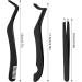 simarro 3 Pcs Eyelash Applicator Tool Set False Eyelashes Applicator Tool Remover Clip Professional Eyelashes Tweezers Curved Eyelash Eyebrow Curler for Beginners Makeup Artists (Black) - Buy Online on GoSupps.com