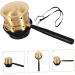 Homsfou Moxibustion Box - Copper Moxa Tool Holder for Acupuncture & Massage | 2pcs Golden 16x6cm - Buy Online on GoSupps.com