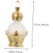 Beaupretty 2 Pcs Golden Perfume Bottle Diffuser - Travel-Friendly Composite Material | 9x4x4cm - Buy Online on GoSupps.com