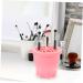 HOOTNEE Silica gel Washing machine brush cleaning pad washer cup tool cosmetic Cleaner scrub cup clean set Multifunction Scrubber cleaning bowl Makeup Tools drying rack 9.20X9.20X8.60CM Pink - Buy Online on GoSupps.com