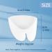 JEVRKAPZ Gel Toe Caps Protectors - 2 Pairs Silicone Toe Sleeves & Metatarsal Pads for Pain Relief - Beige+White - Buy Online on GoSupps.com