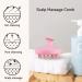 Silicone Scalp Massage Brush | Stimulate Hair Growth & Improve Blood Flow | Relaxing Pink Shampoo Brush - Buy Online on GoSupps.com