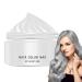 Temporary silver-gray hair color for men instant hair cream dye | Cream-colored hair wax | For adults ages friends beauticians etc.