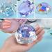 Kapmore Diamond Shape Glass Nail Dish with Lid Portable Manicure Crystal Bowl Fashion Nail Powder Cup Holder Glassware Care Tool for Manicure - Buy Online on GoSupps.com