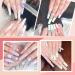 Zeyachan 96-Piece Dual Nail Forms Set - 4 Types for Nail Extension & Art | UV-Acrylic Gel Tools for Salon & DIY - Buy Online on GoSupps.com