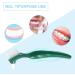Iunipusy Premium 2-Part Toothbrush | Multi-Layered Bristles & Portable Double-Sided Cleaning Brush for Hard Prosthesis | International Shipping Available - Buy Online on GoSupps.com