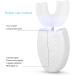 U-Shaped Electric Sonic Toothbrush for Adults | Wireless Charging Tooth Cleaner with Cold Light Teeth Whitening | Oral Care Tool for Travel & Home - White - Buy Online on GoSupps.com