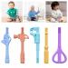 JUCHRZEY 5pcs Baby Chew Toys | Safe Silicone Teething Toys for Babies | Perfect for Soothing Gums - Buy Online on GoSupps.com