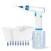Electric Ear Cleaner - YESPOW USB-Rechargeable Ear Irrigation Flushing System with 4 Water Pressure Levels for Safely Ear Wax Removal Ear Flushing Kit with 5 LED Lights Earigator for Adults and Kids Blue