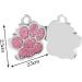 Dog Tag Personalised Dog Name Tag Custom Dog ID Tag Dog Tags for Pets Engraved UK Glitter Bling ID Tag for Cat Pet Dog Puppy Personalised Dog Collar for Cats Dogs (Pink Design 4) - Buy Online on GoSupps.com