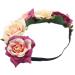 Demarkt Purple Flower Wreath Headband | Stylish Flower Crown Headdress for Women | International Shipping Available - Buy Online on GoSupps.com