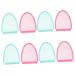 ADOCARN 8 pcs Makeup for Remover Wash Blackhead Cleansing Pore Exfoliating Washable Massage Rounds Exfoliator Facial Silicon All Double-Sided Sided Face Scrubbers Care Soft Skin Care- 11x8.7cmx4pcs