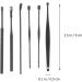 Healeved 6pcs Ear Wax Removal Tool Professional Ear Cleaners for Adults Easy to Use - Buy Online on GoSupps.com