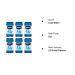 Gillette Clear Gel Anti-Perspirant/Deodorant Cool Wave - Pack of 6 - Buy Online on GoSupps.com