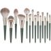RIYAN 14 Makeup Tools Foundation Eyeshadow Concealer Lip Gloss Makeup Brushes Makeup Tools with PU Bag - Buy Online on GoSupps.com