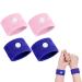 ACWOO Motion Sickness Wristbands 2 Pairs Natural Sickness Bands for Kids & Adults Anti-Nausea Wristbands for Car Sea Sickness Relief Wristbans for Sea Flying Travel (Pink+Blue) 2 Pairs(pink+blue)