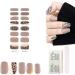 Shinycome 16Pcs Adhesive Full Wrap Gel Nail Art Sticker Waterproof Gel Nail Wrap Semi Cured Gel Strips Nail Decals Semi Cured Gel Nail Strips Pedicure Semi Cured Gel Nail Strips Starter Kits Semi Uv - Buy Online on GoSupps.com